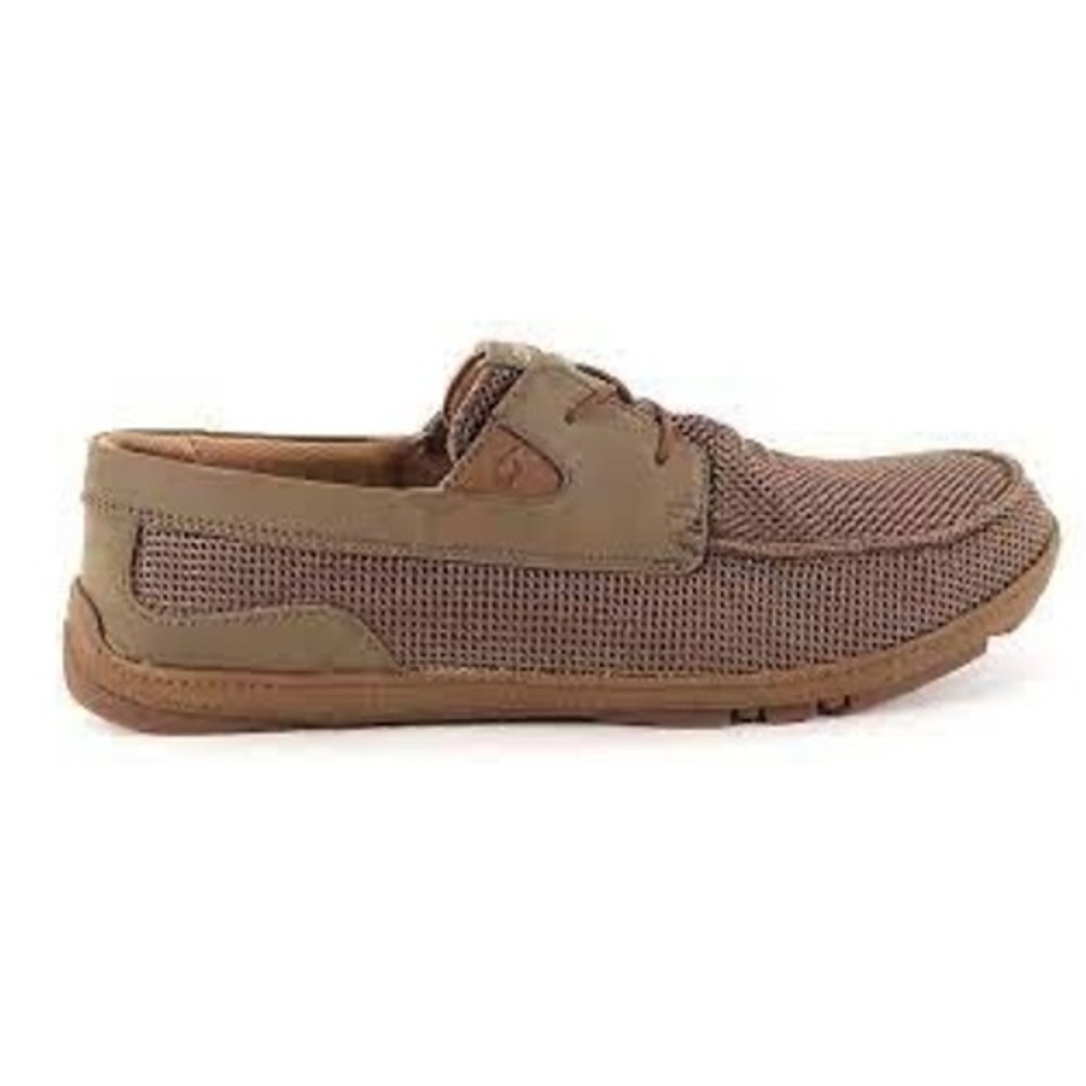 Olukai Mano Mesh Boat Shoes Mens 11 Brown‎ Good Breathable Slip On Loafers